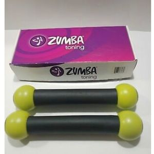 NIB Zumba Toning sticks Green/ One Pair